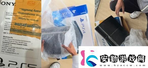 印度玩家買(mǎi)PS5被詐騙裝在PS5盒子里的PS4盒子的PS3