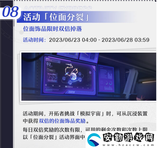 崩壞星穹鐵道1.1活動(dòng)介紹