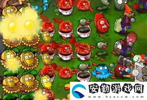 植物大戰(zhàn)僵尸雜交版冒險53關怎么清理掉全部僵尸