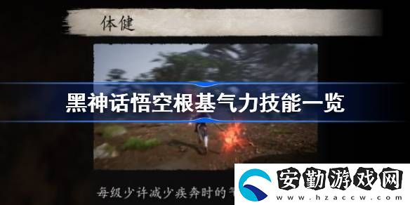 根基氣力技能一覽