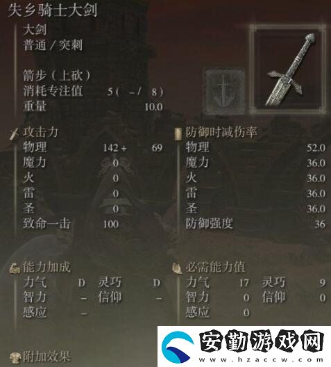 艾爾登法環(huán)失鄉(xiāng)騎士套裝獲得方法介紹