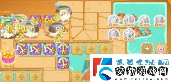 保衛(wèi)蘿卜4法老歸來第17關(guān)怎么過