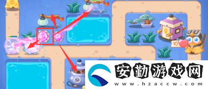 保衛(wèi)蘿卜4阿波道長第36關(guān)通關(guān)攻略
