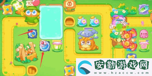 保衛(wèi)蘿卜4綠野奇緣第50關(guān)怎么玩