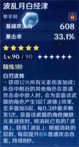 原神波亂月白經(jīng)津突破材料