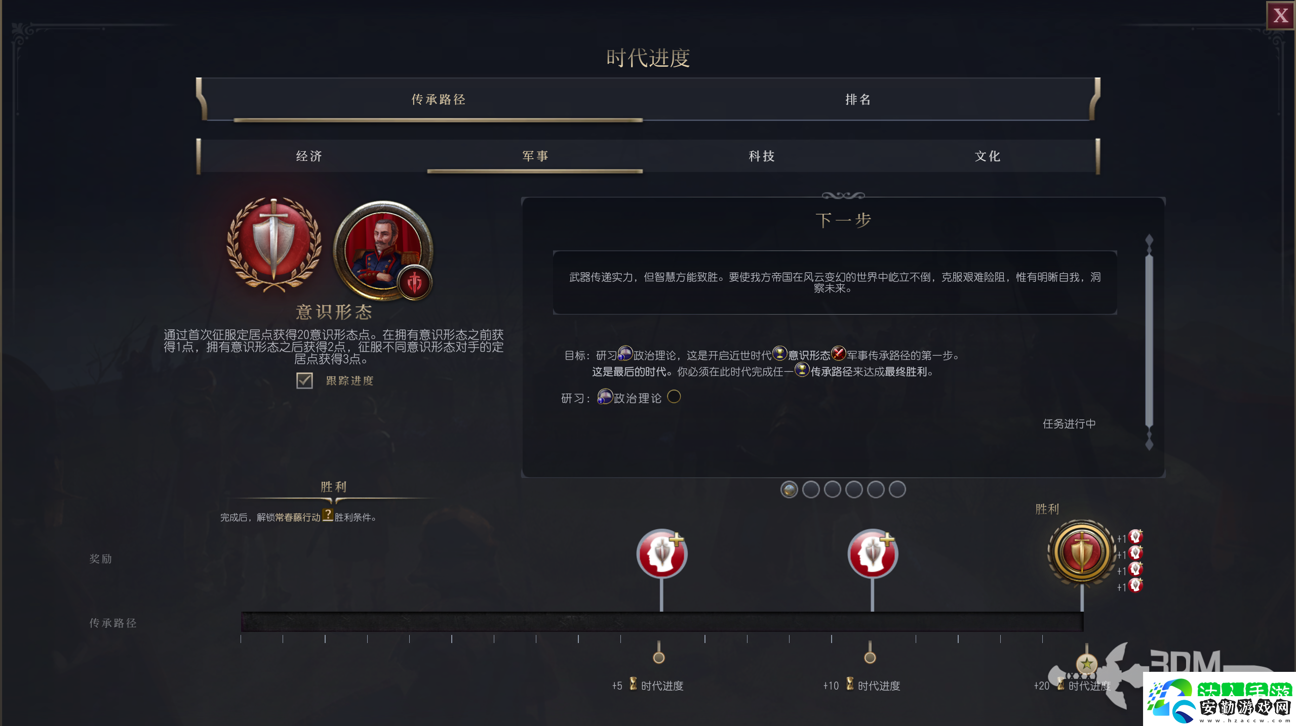文明7傳承之路軍事目標(biāo)介紹