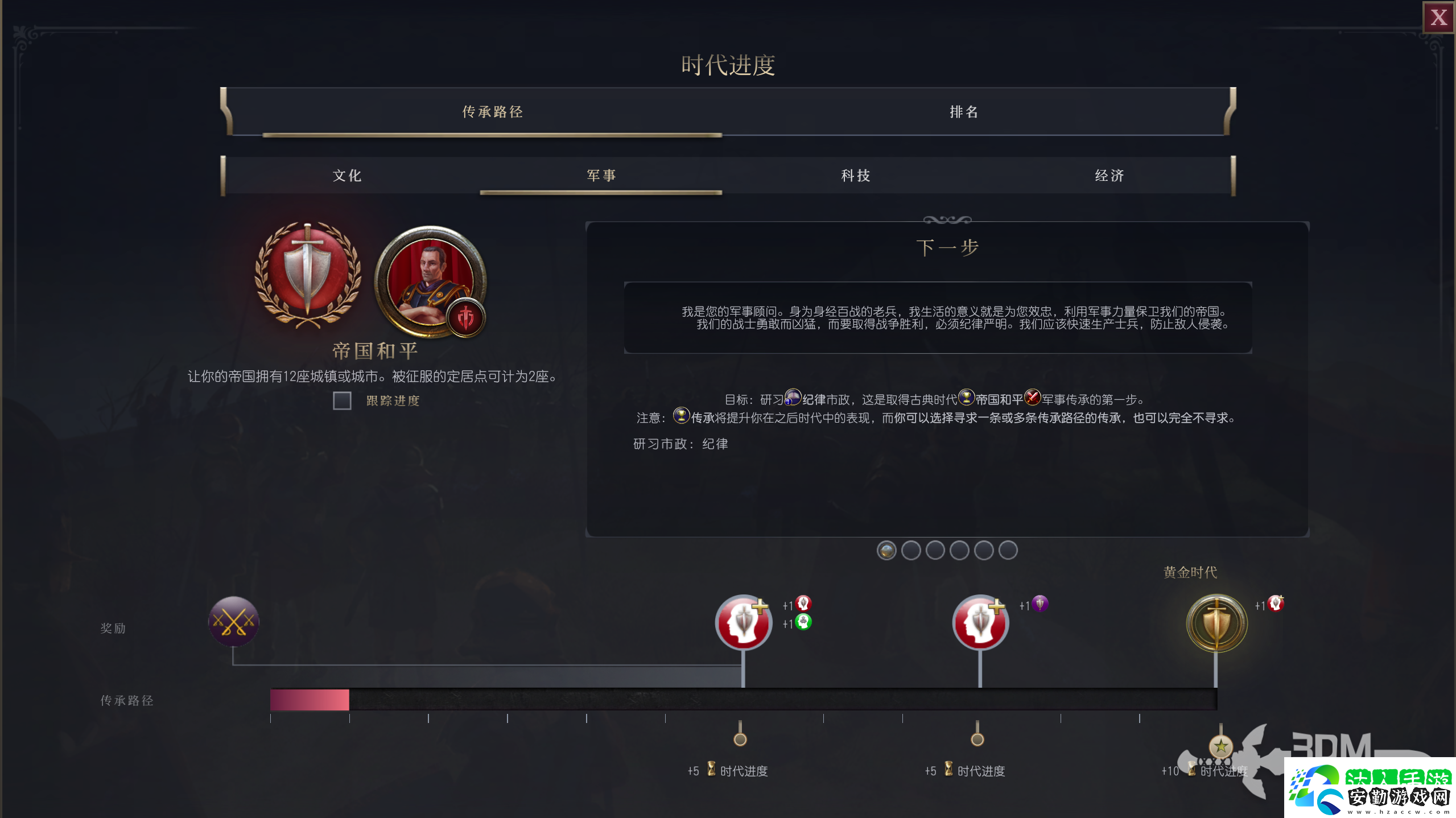 文明7傳承之路軍事目標(biāo)介紹