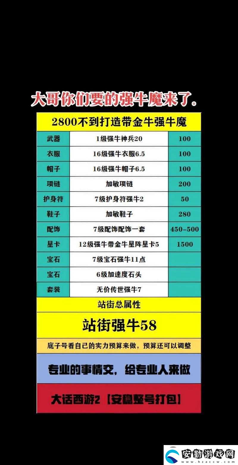 大話西游手游牛魔王加點技巧！3分鐘學會最**擊流配置