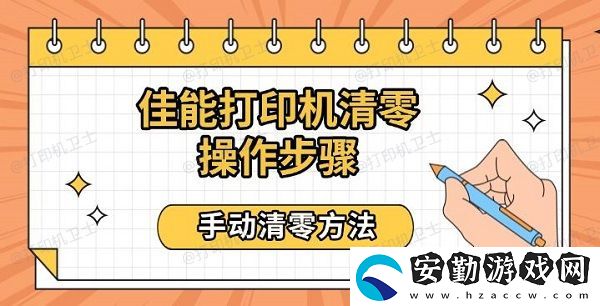 佳能打印機(jī)清零操作步驟