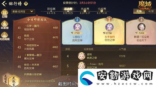 版本第一美女！魔域口袋版花魁賽總決賽即將開(kāi)幕