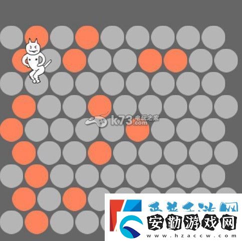 圍住小貓2步圍住技巧