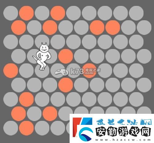 圍住小貓2步圍住技巧