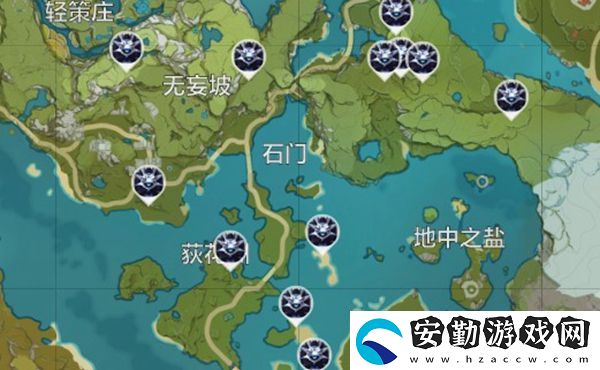 原神巖丘丘薩滿位置介紹