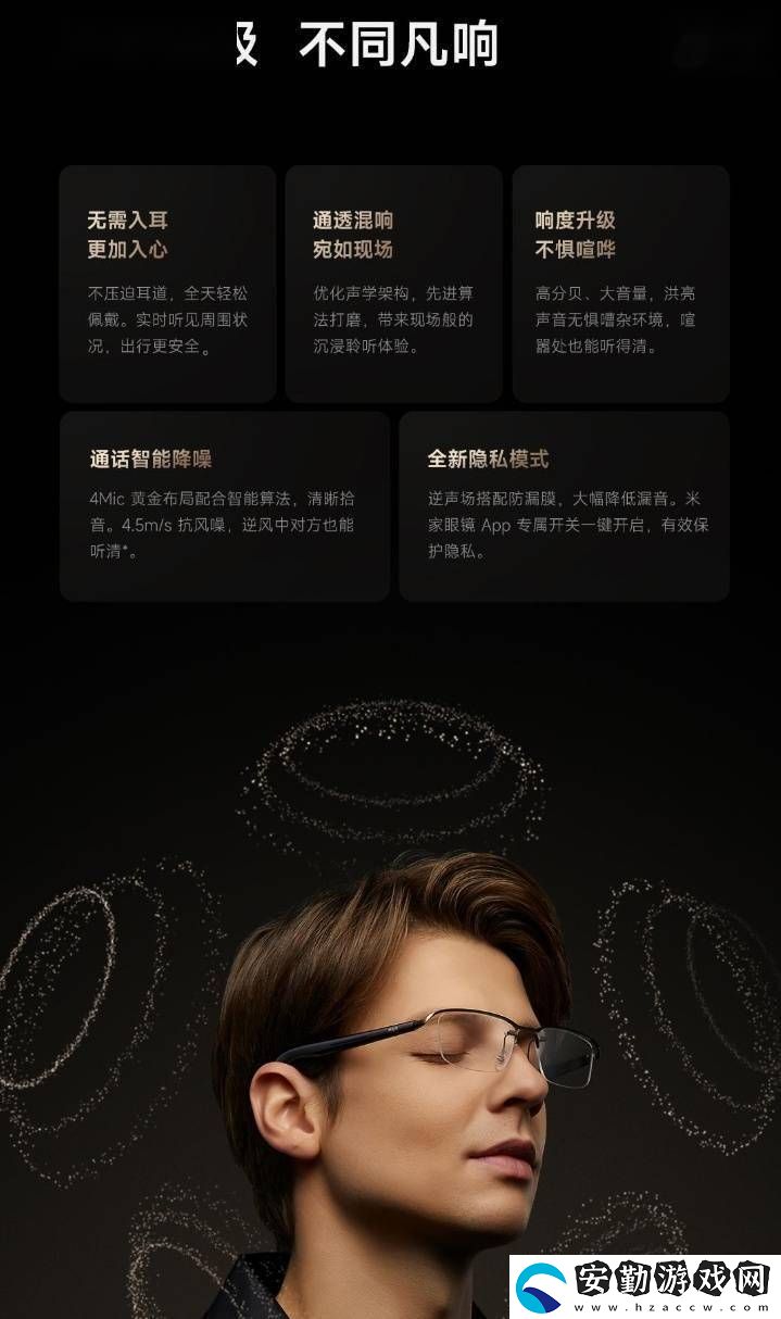 小米MIJIA智能音頻眼鏡2眾籌上線