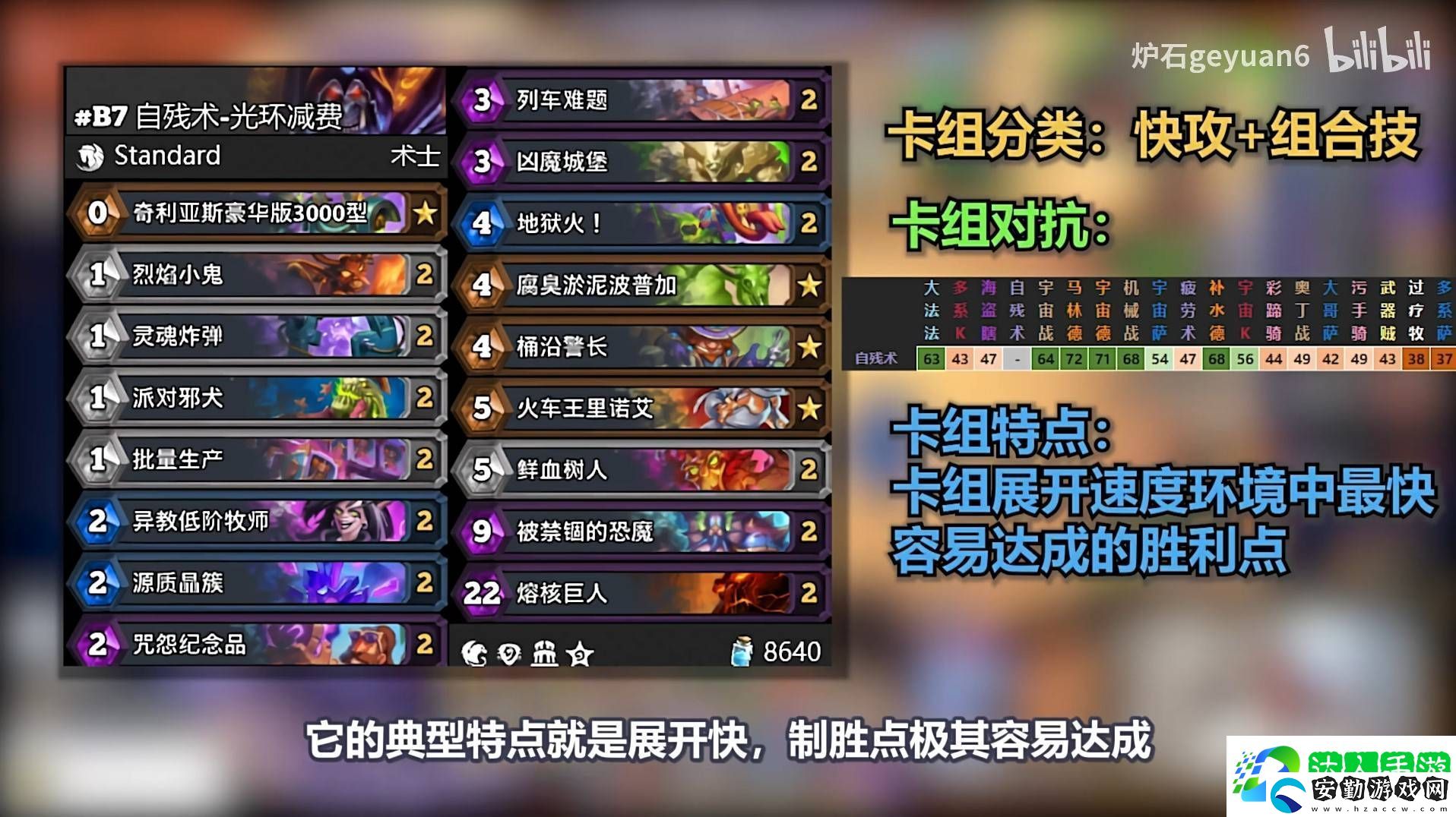自殘術(shù)卡組玩法