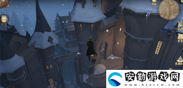 哈利波特魔法覺醒褐色帽子的雪人在哪