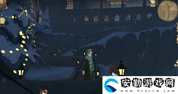 哈利波特魔法覺醒褐色帽子的雪人在哪