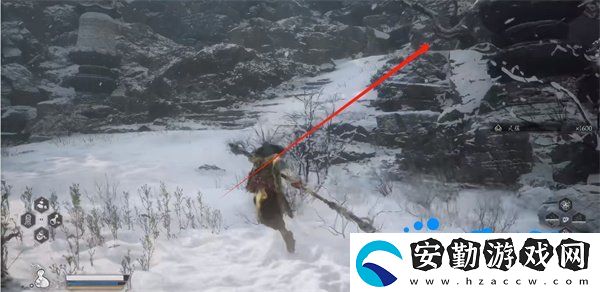 黑神話悟空亢金龍?jiān)谀?></p><p>2、一直去到山上建筑大門為止，穿越大門繼續(xù)左轉(zhuǎn)；</p><p style=